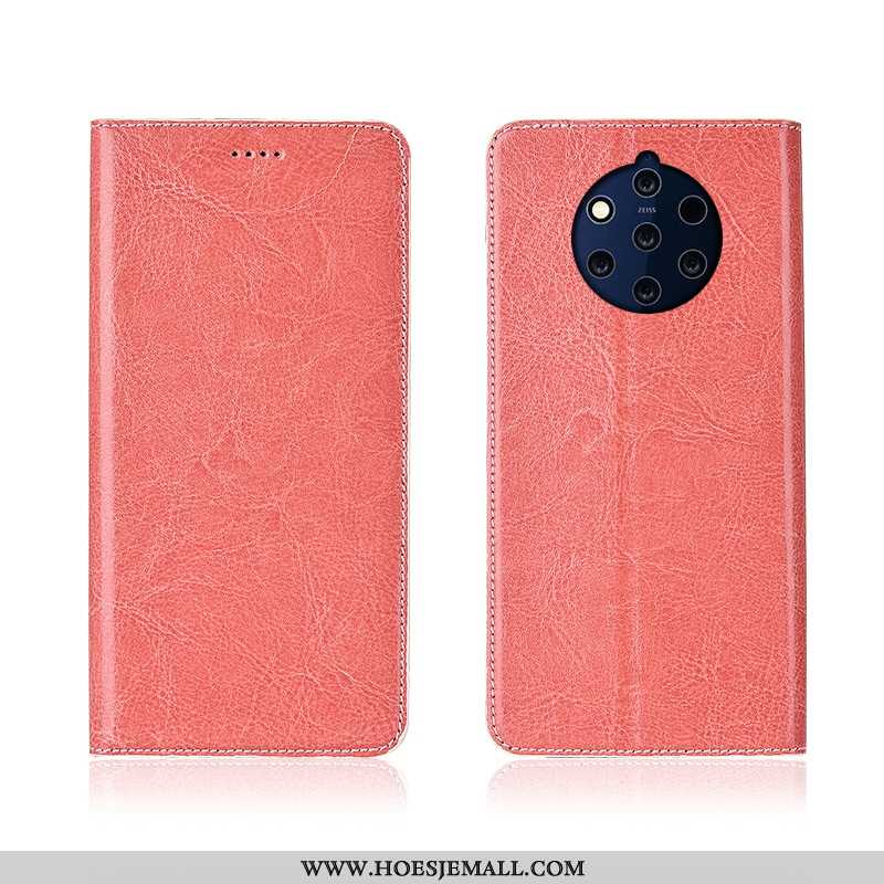 Hoesje Nokia 9 Pureview Patroon Zacht All Inclusive Hoes Anti-fall Mobiele Telefoon Clamshell Geel