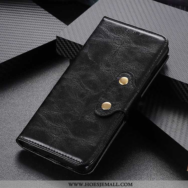 Hoesje Nokia 9 Pureview Patroon Pu Klittenband Hoes Mobiele Telefoon Bruin