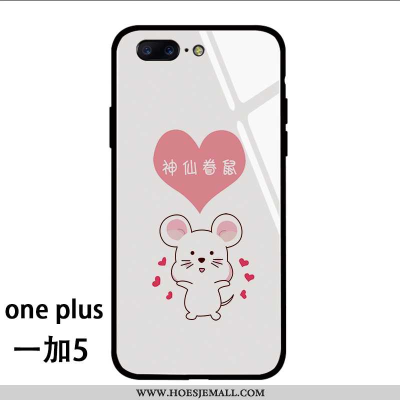 Hoesje Oneplus 5 Glas Persoonlijk Rat Lovers Wit Mobiele Telefoon Witte