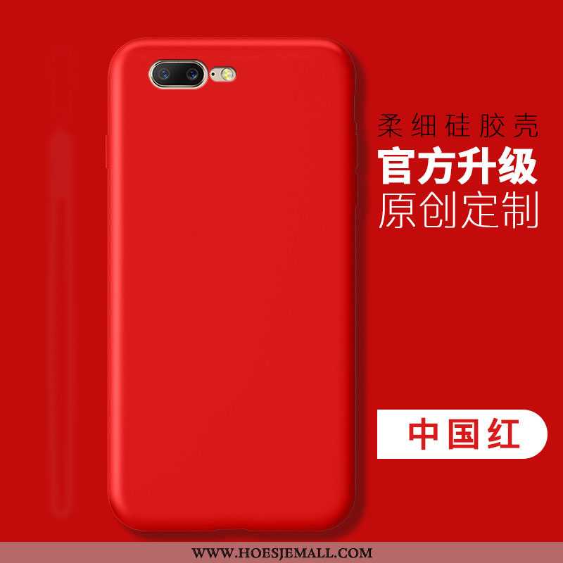 Hoesje Oneplus 5 Siliconen Bescherming Anti-fall Mode Rood Dun