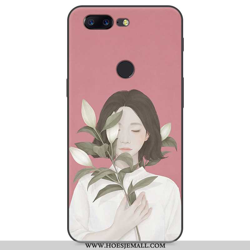 Hoesje Oneplus 5t Zacht Bescherming Kunst Hoes Vers Mobiele Telefoon Witte