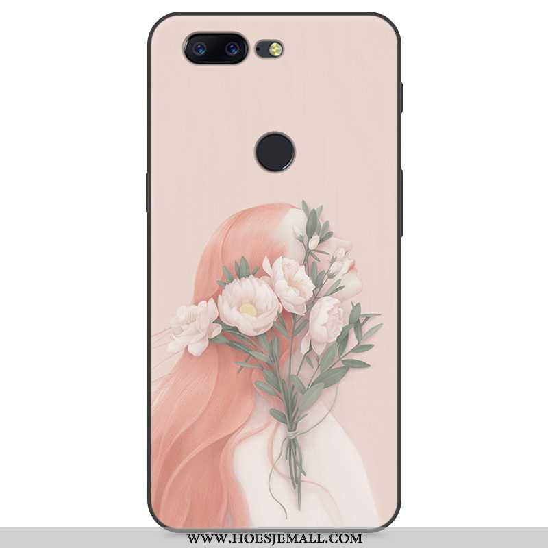 Hoesje Oneplus 5t Zacht Bescherming Kunst Hoes Vers Mobiele Telefoon Witte