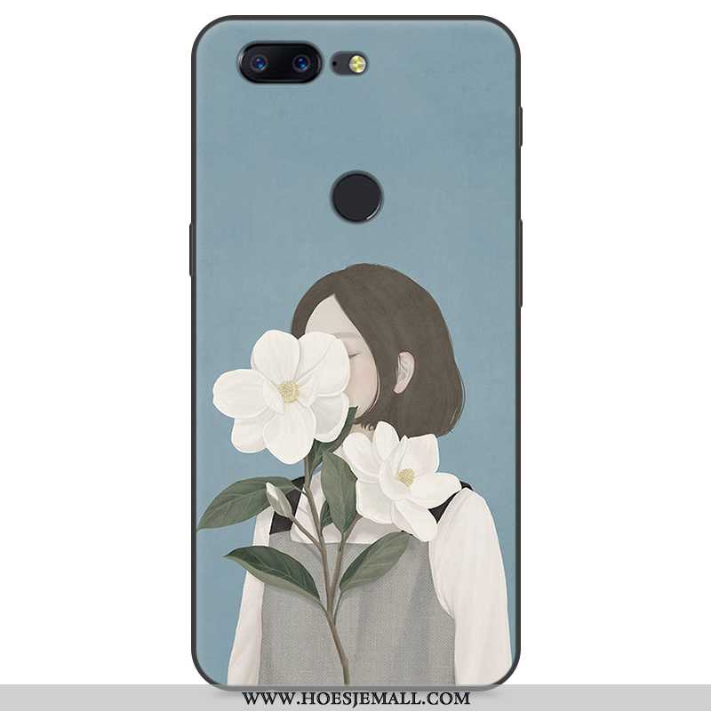 Hoesje Oneplus 5t Zacht Bescherming Kunst Hoes Vers Mobiele Telefoon Witte