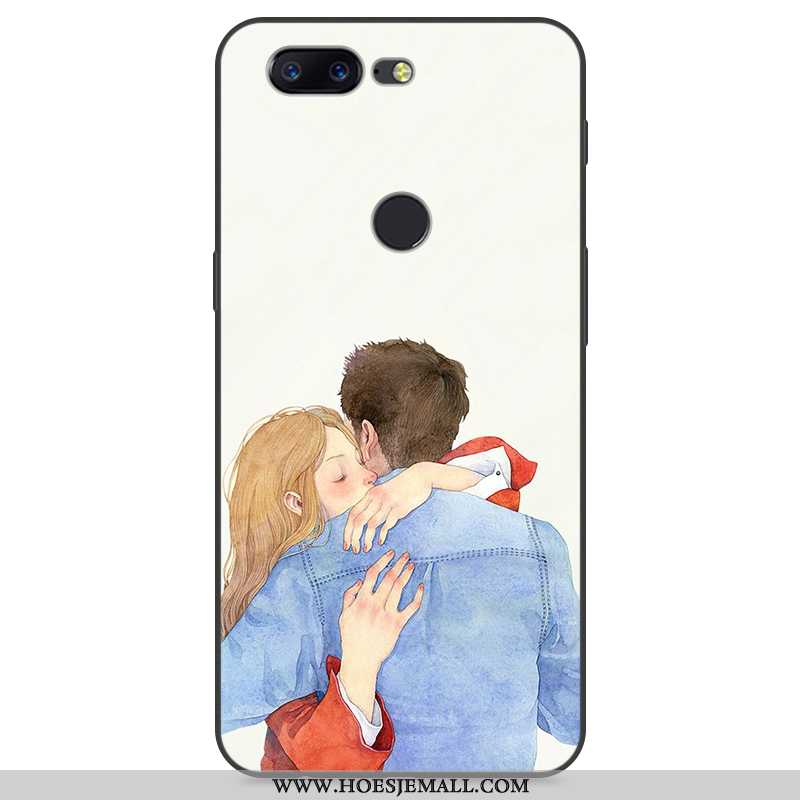 Hoesje Oneplus 5t Zacht Bescherming Kunst Hoes Vers Mobiele Telefoon Witte