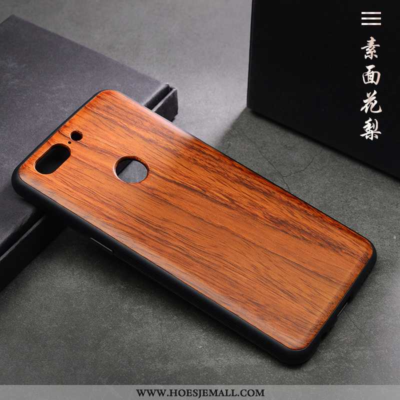 Hoesje Oneplus 5t Bescherming Persoonlijk Patroon Scheppend Bruin Chinese Stijl Anti-fall Bruine