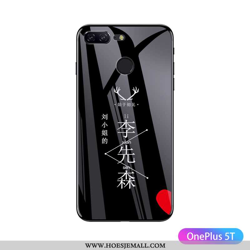 Hoesje Oneplus 5t Super Dun Persoonlijk Lovers Glas Rood