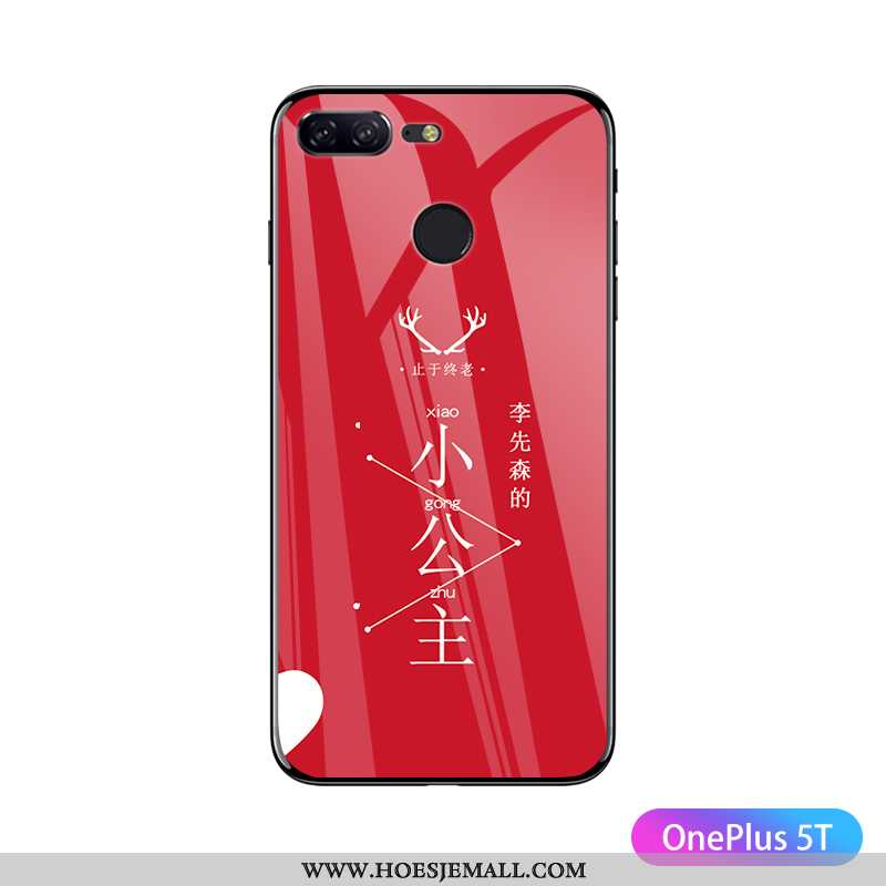 Hoesje Oneplus 5t Super Dun Persoonlijk Lovers Glas Rood