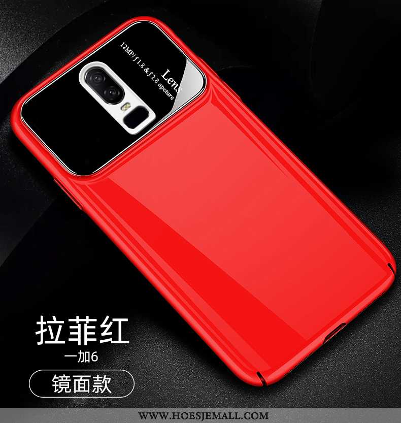 Hoesje Oneplus 6 Dun Bescherming Hoes Net Red Super Anti-fall Scheppend Witte