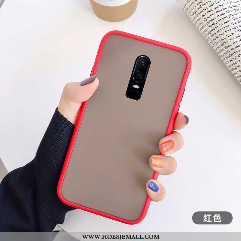 Hoesje Oneplus 6 Schrobben Persoonlijk Lovers Trend Scheppend Hoes Zacht Blauwe