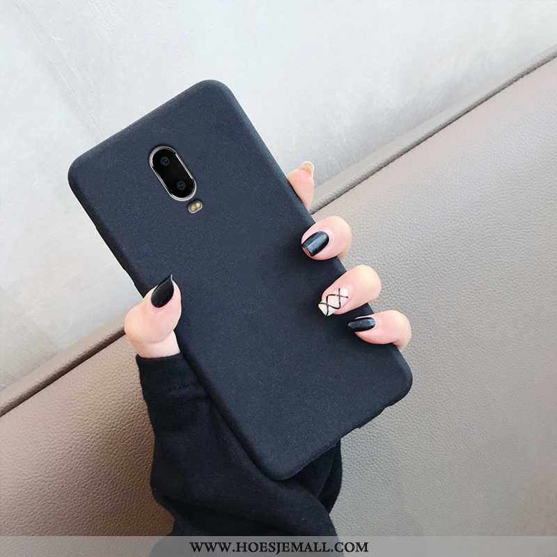 Hoesje Oneplus 6t Bescherming Schrobben Ring Trend Super Dun Bedrijf Grijs