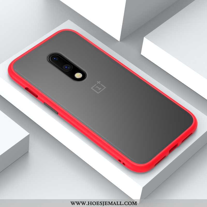 Hoes Oneplus 7 Persoonlijk Scheppend Schrobben Zacht Net Red Siliconen Zwarte