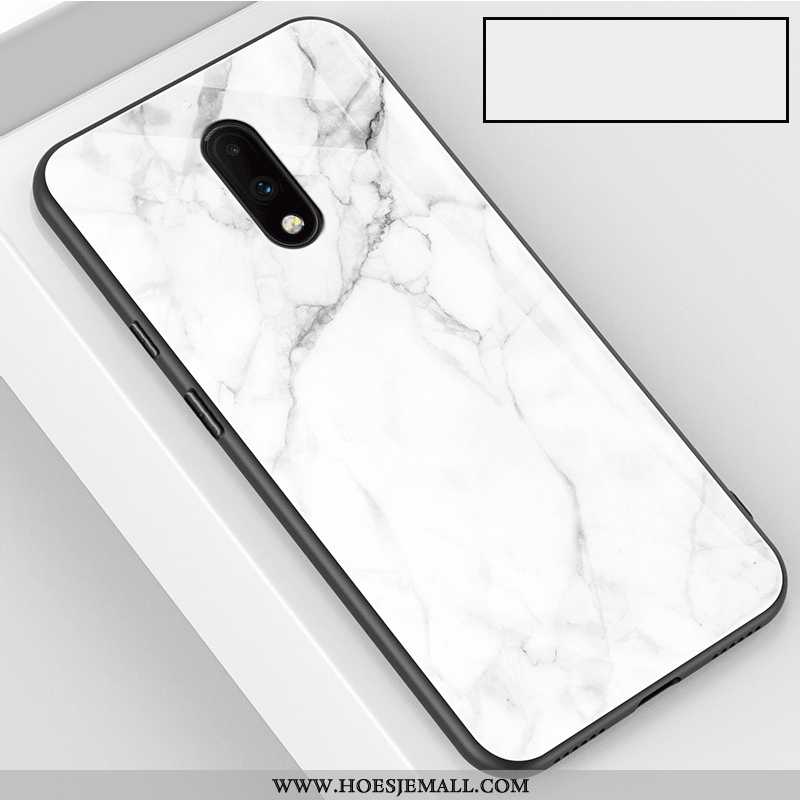 Hoesje Oneplus 7 Trend Super Glas Scheppend Bescherming Schrobben Blauwe