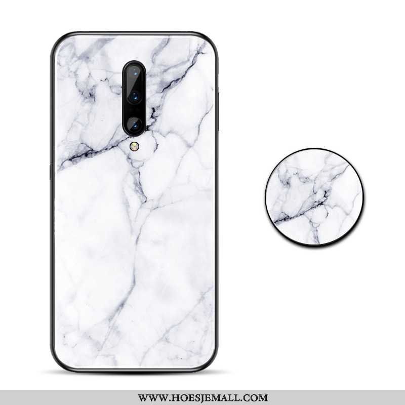 Hoes Oneplus 7 Pro Scheppend Super Grote Hoesje Anti-fall Dun Purper