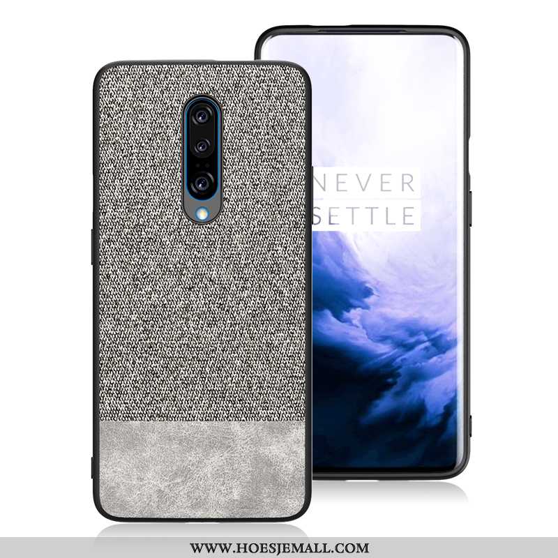 Hoes Oneplus 7 Pro Dun Zacht Trend Bescherming Anti-fall All Inclusive Mobiele Telefoon Rood