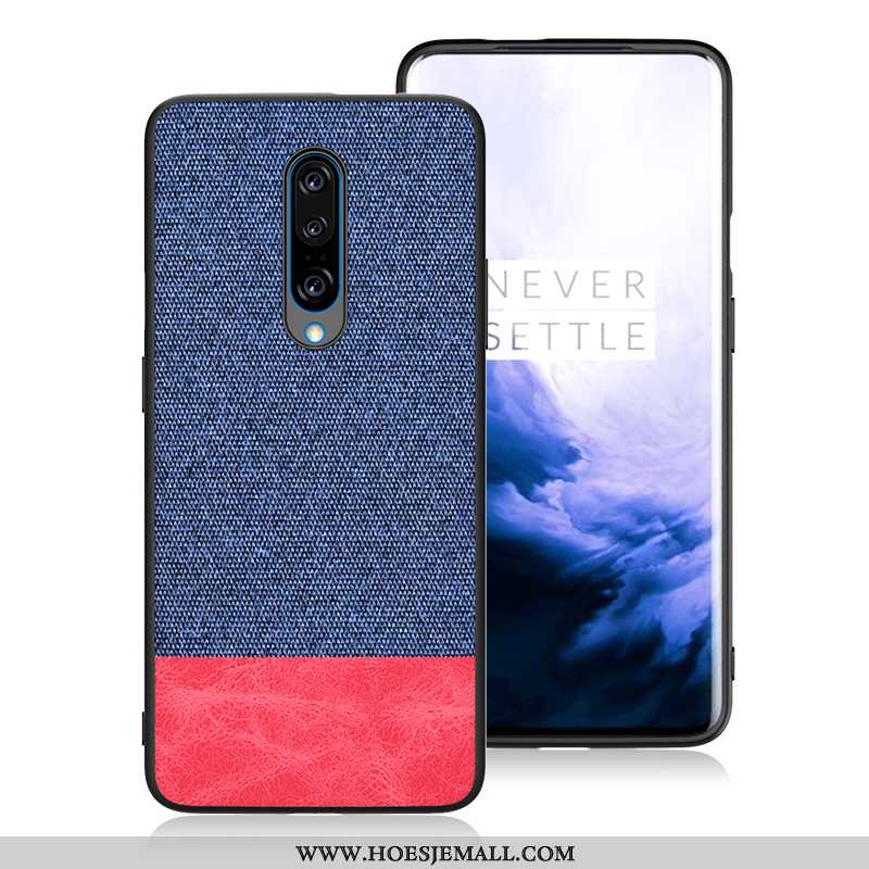 Hoes Oneplus 7 Pro Dun Zacht Trend Bescherming Anti-fall All Inclusive Mobiele Telefoon Rood