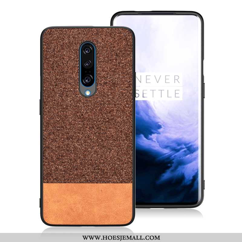 Hoes Oneplus 7 Pro Dun Zacht Trend Bescherming Anti-fall All Inclusive Mobiele Telefoon Rood