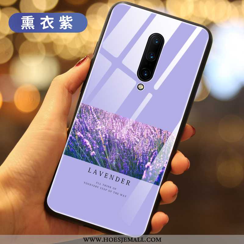 Hoesje Oneplus 7 Pro Trend Super High End Siliconen Anti-fall Hoes Dun Witte