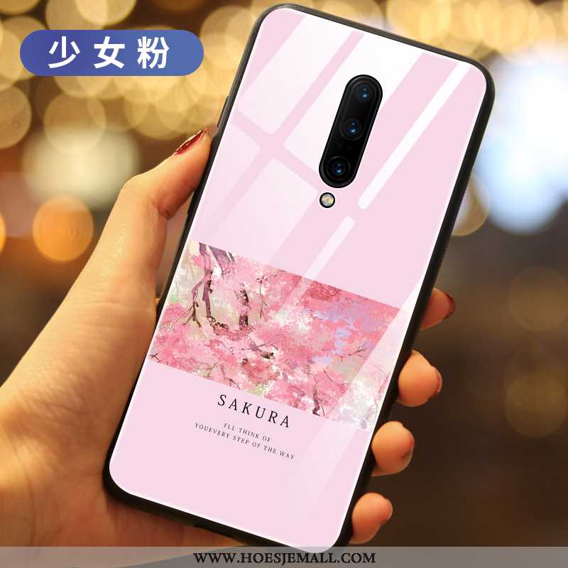 Hoesje Oneplus 7 Pro Trend Super High End Siliconen Anti-fall Hoes Dun Witte