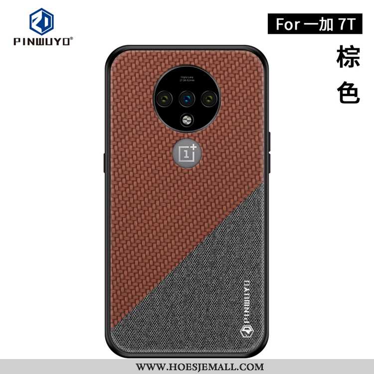 Hoesje Oneplus 7t Super Dun Donkerblauw Zacht Antislip All Inclusive Mobiele Telefoon Donkerblauwe