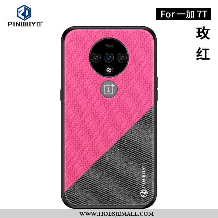 Hoesje Oneplus 7t Super Dun Donkerblauw Zacht Antislip All Inclusive Mobiele Telefoon Donkerblauwe