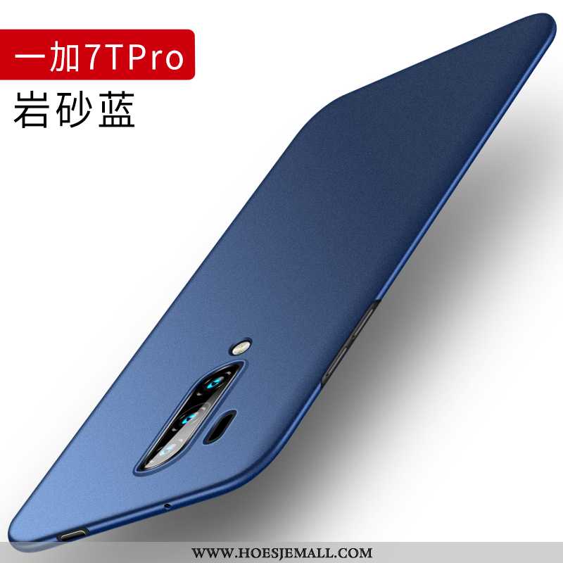 Hoesje Oneplus 7t Pro Persoonlijk Scheppend All Inclusive Mobiele Telefoon Siliconen Super Blauwe