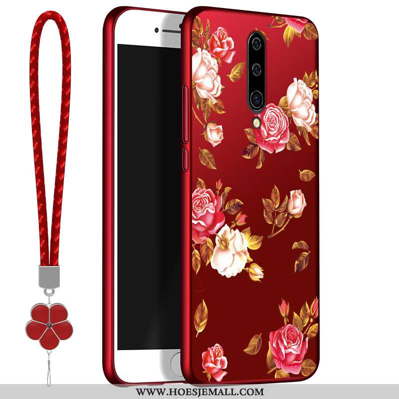 Hoes Oneplus 8 Trend Dun Zacht Lucky Mobiele Telefoon Anti-fall Eenvoudige Rood