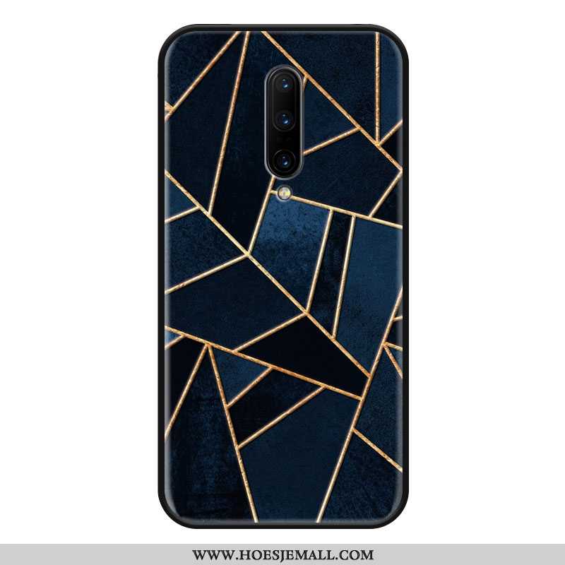 Hoesje Oneplus 8 Mode Hanger Wit Geometrie Mobiele Telefoon Kleur Witte