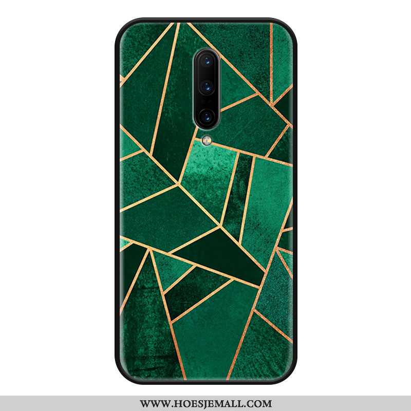 Hoesje Oneplus 8 Mode Hanger Wit Geometrie Mobiele Telefoon Kleur Witte