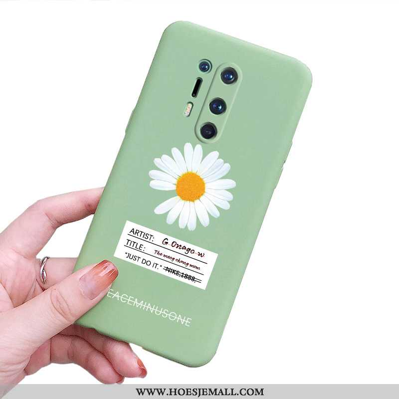 Hoes Oneplus 8 Pro Persoonlijk Scheppend Super All Inclusive Hoesje Mobiele Telefoon Groen