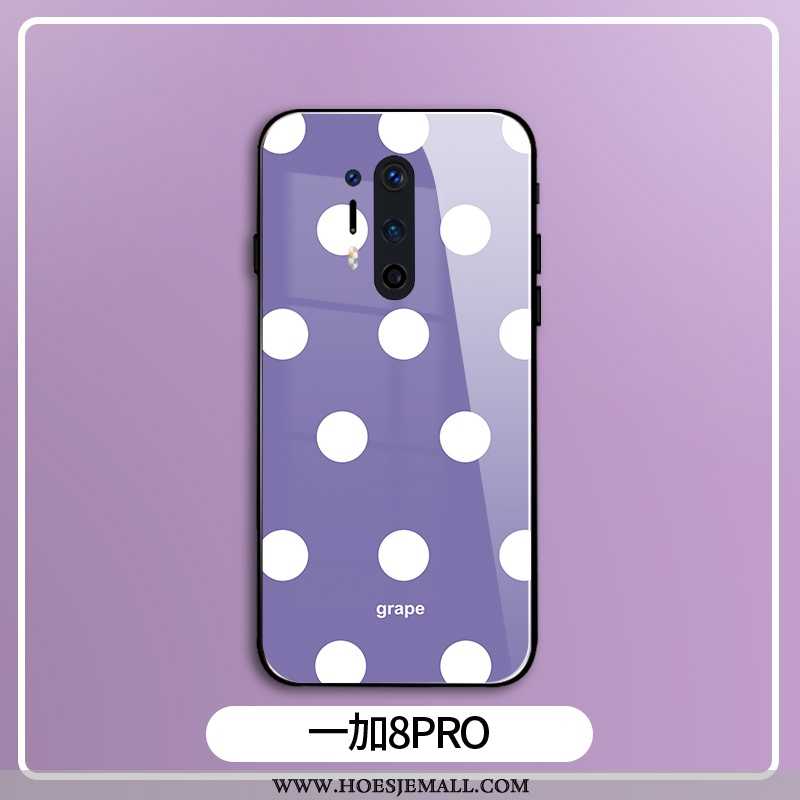 Hoes Oneplus 8 Pro Glas Mode Wind Vers Golfpunt Lovers Purper