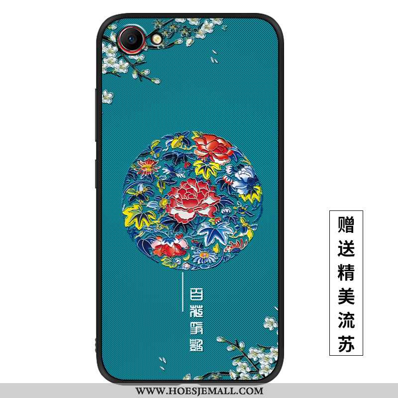 Hoesje Oppo A3 Trend Zacht Schrobben Mode Anti-fall Wind Paleis Blauwe