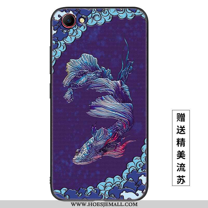 Hoesje Oppo A3 Trend Zacht Schrobben Mode Anti-fall Wind Paleis Blauwe