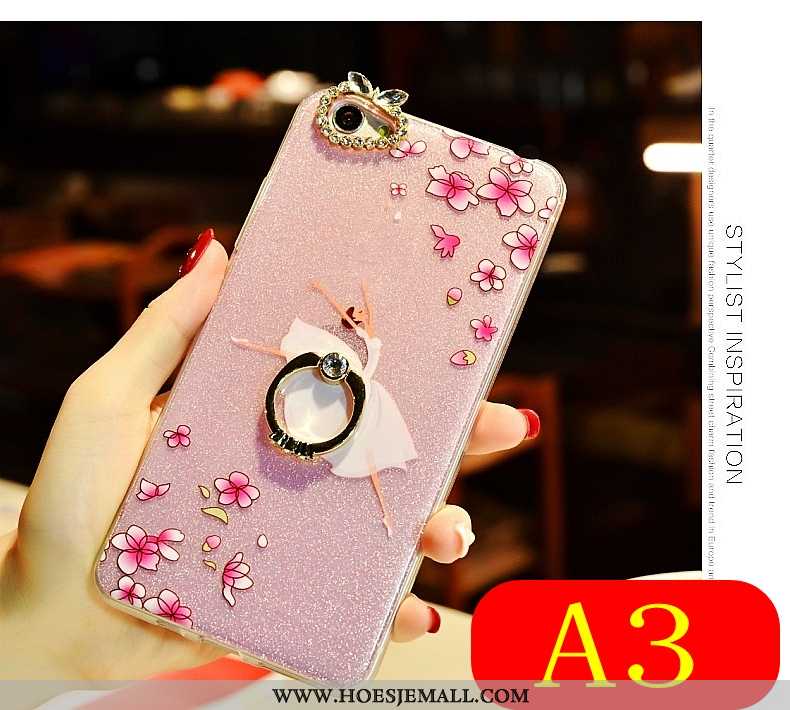 Hoes Oppo A3 Trend Zacht Hoesje All Inclusive Mobiele Telefoon Mooie Koel Roze