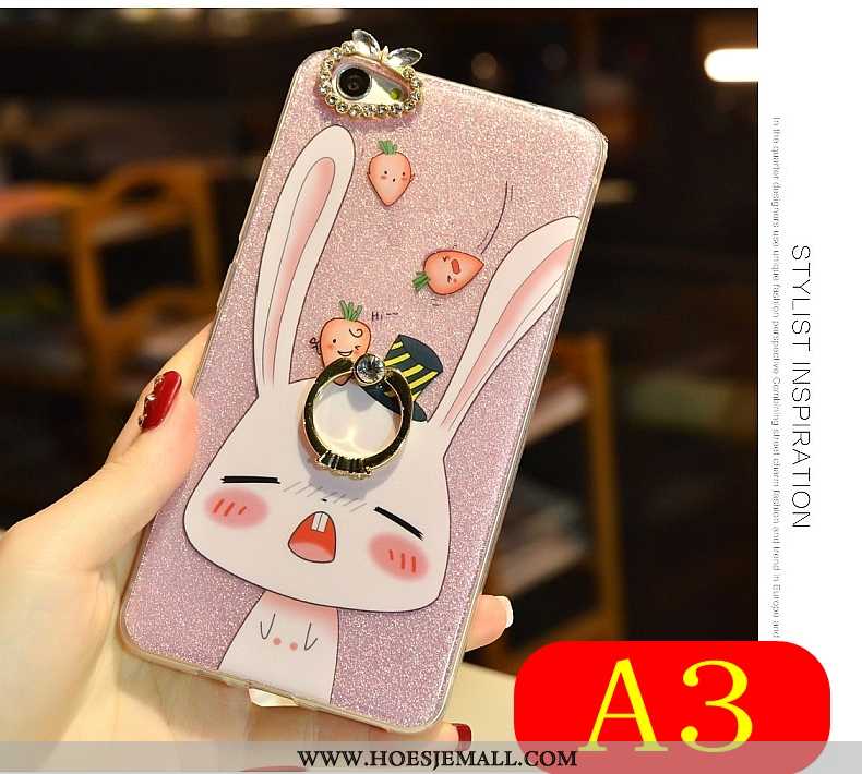 Hoes Oppo A3 Trend Zacht Hoesje All Inclusive Mobiele Telefoon Mooie Koel Roze