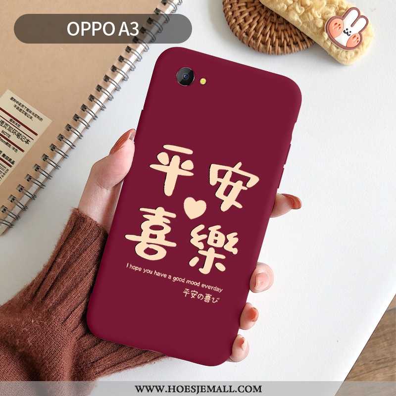 Hoes Oppo A3 Scheppend Super Rat Net Red Mobiele Telefoon Bescherming Persoonlijk Rood