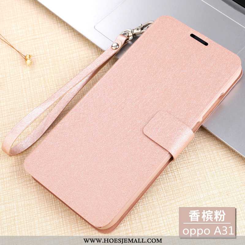 Hoes Oppo A31 Trend Siliconen Bescherming Anti-fall All Inclusive Hoesje Schrobben Bruin