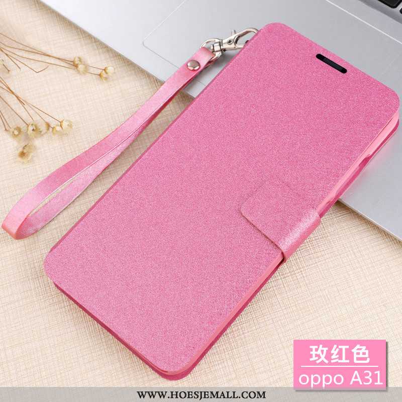 Hoes Oppo A31 Trend Siliconen Bescherming Anti-fall All Inclusive Hoesje Schrobben Bruin