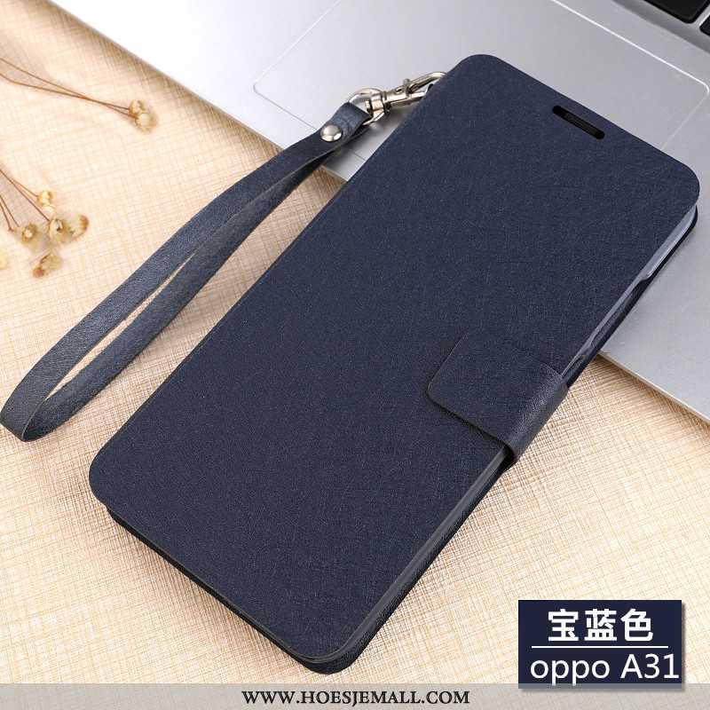 Hoes Oppo A31 Trend Siliconen Bescherming Anti-fall All Inclusive Hoesje Schrobben Bruin