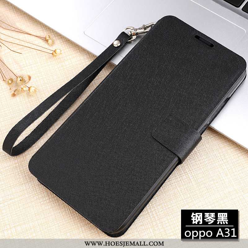 Hoes Oppo A31 Trend Siliconen Bescherming Anti-fall All Inclusive Hoesje Schrobben Bruin