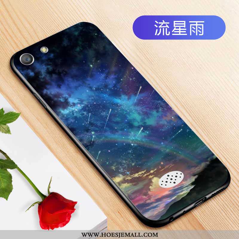 Hoes Oppo A31 Scheppend Trend Anti-fall Mobiele Telefoon All Inclusive Zacht Persoonlijk Zwarte