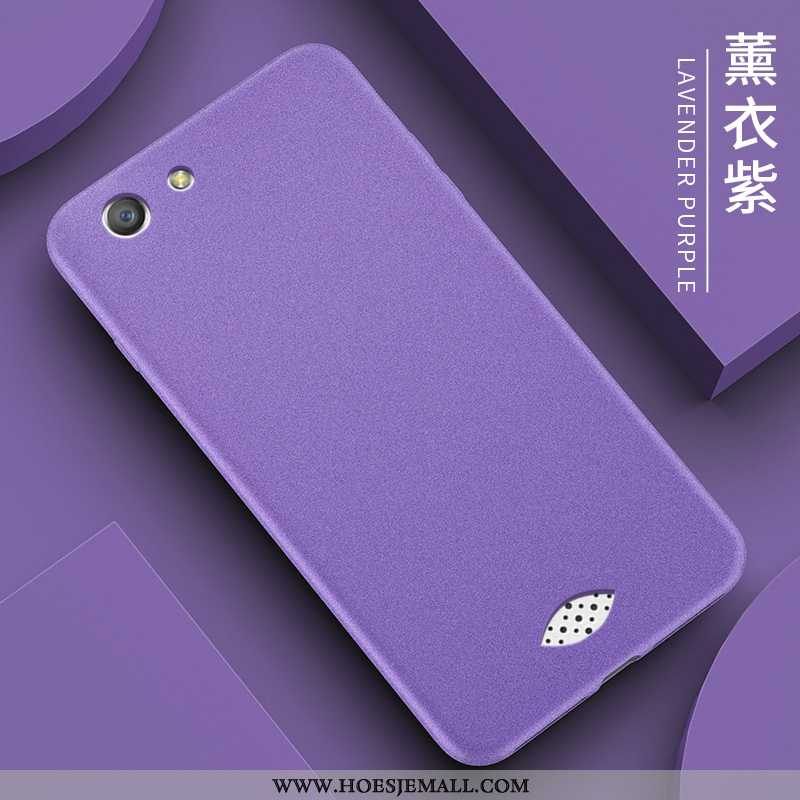 Hoes Oppo A31 Bescherming Schrobben Hoesje Super Zacht Siliconen Trend Purper