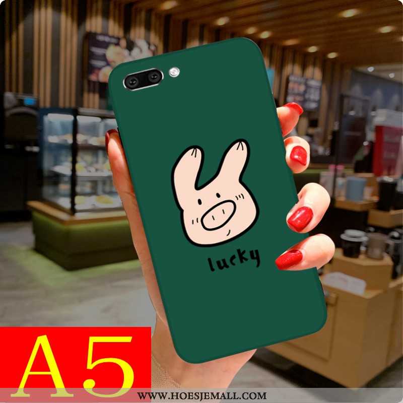 Hoes Oppo A5 Mooie Trend All Inclusive Hoesje Mobiele Telefoon Anti-fall Groen