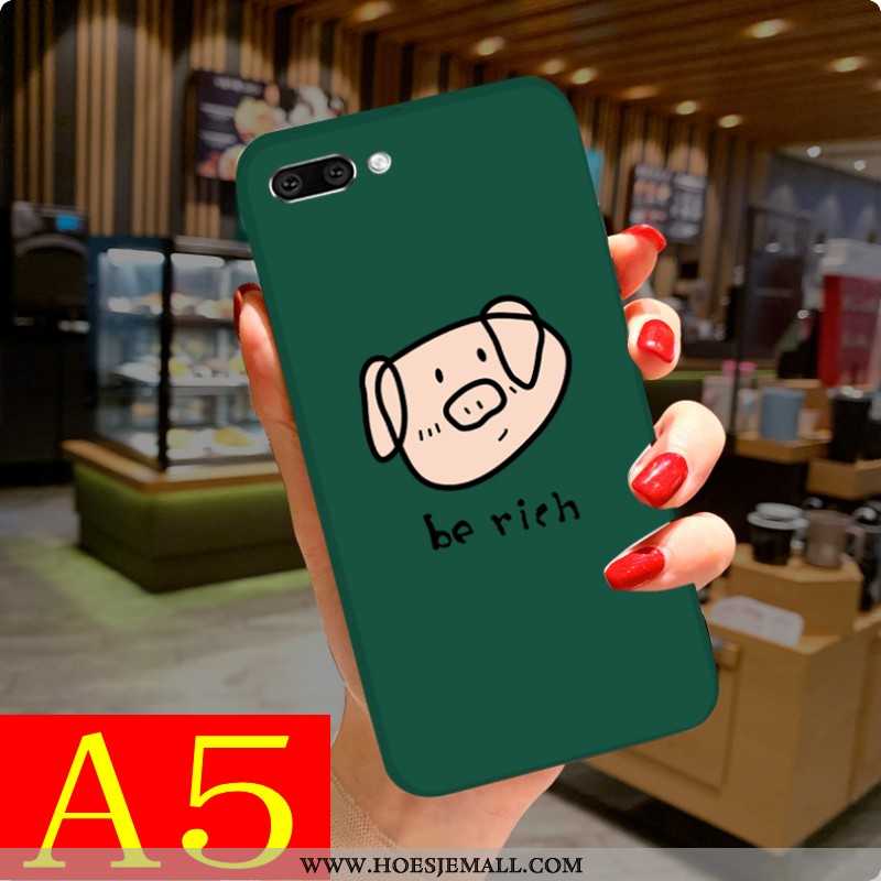 Hoes Oppo A5 Mooie Trend All Inclusive Hoesje Mobiele Telefoon Anti-fall Groen