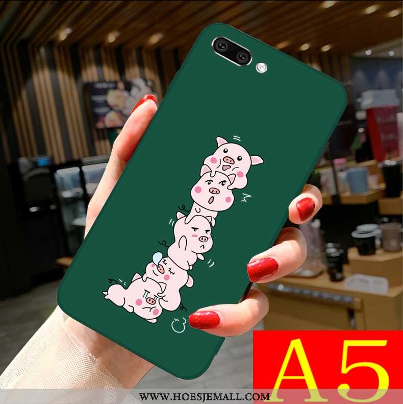 Hoes Oppo A5 Mooie Trend All Inclusive Hoesje Mobiele Telefoon Anti-fall Groen