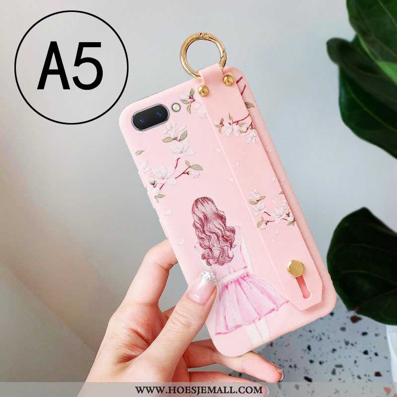 Hoes Oppo A5 Persoonlijk Mooie Mooi Anti-fall All Inclusive Hoesje Roze