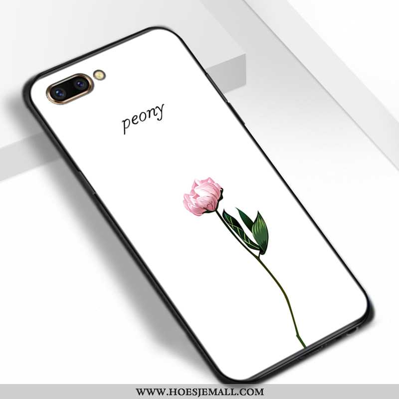 Hoes Oppo A5 Bescherming Mode Siliconen Spotprent Mobiele Telefoon Anti-fall Koel Witte