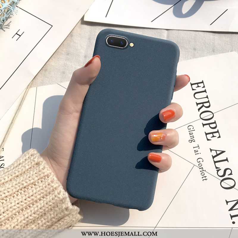 Hoes Oppo A5 Mooie Trend Mode Anti-fall Zacht Hoesje Zuiver Geel