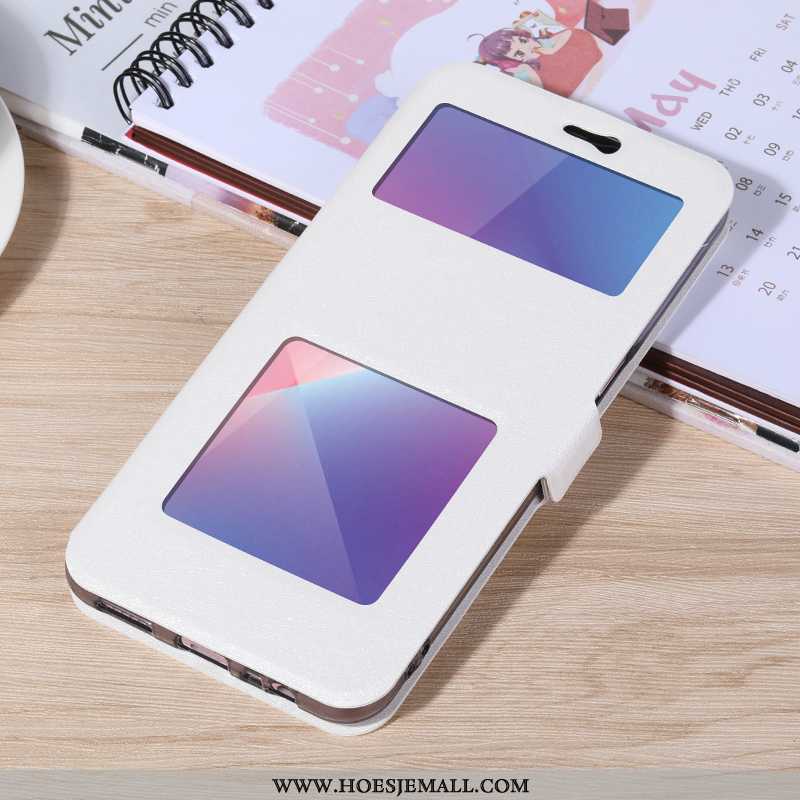 Hoes Oppo A5 Leren Hoesje Siliconen Mobiele Telefoon All Inclusive Folio Anti-fall Gouden