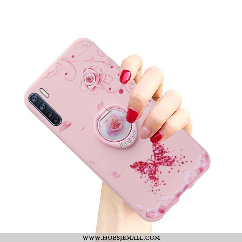 Hoesje Oppo A91 Zacht Siliconen Trend Mobiele Telefoon Hoes Nieuw Bescherming Roze