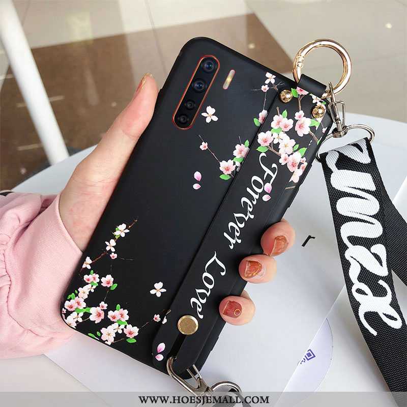 Hoesje Oppo A91 Zacht Siliconen Bescherming Mobiele Telefoon Hoes Scheppend Mode Roze